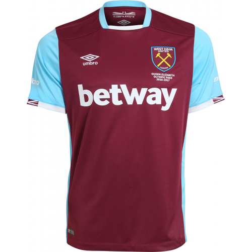 West Ham United Home Soccer Jersey 16/17